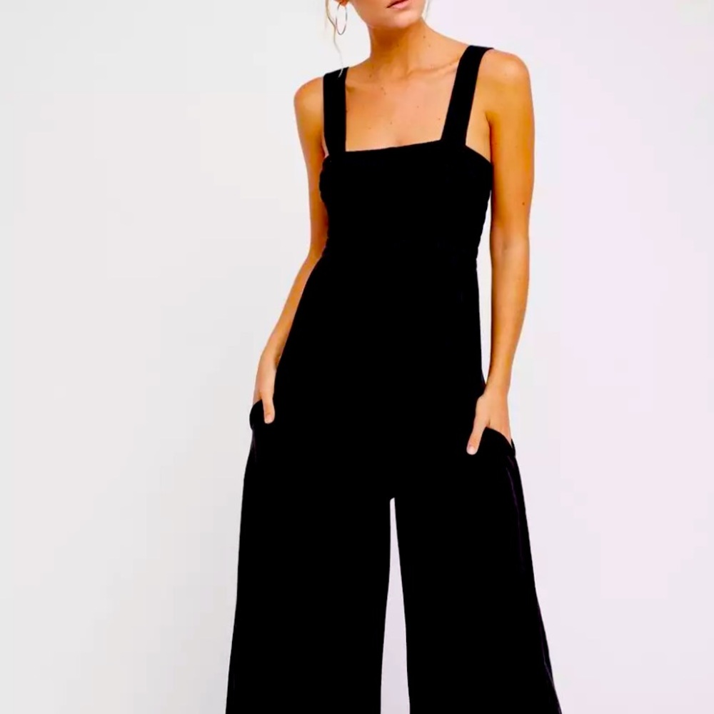 FREE PEOPLE WIDE LEG HOMECOMING jumpsuit
